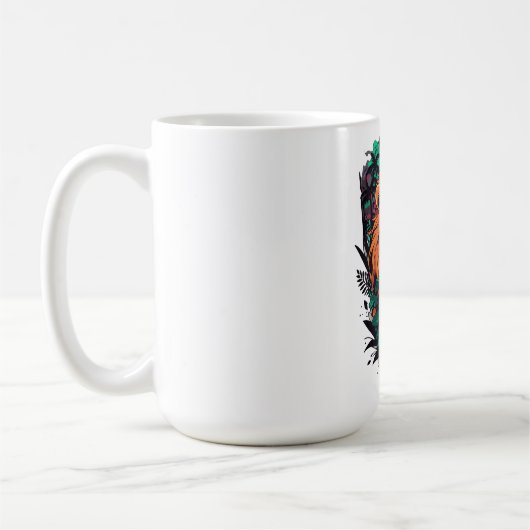 ジャングルのライオン コーヒーマグカップ (左)