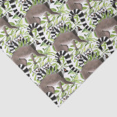 ジャングルのリングや輪尾のレムルス 薄葉紙 (詳細)