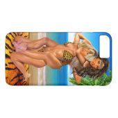 ジャングルのレスラー娘たち Case-Mate iPhoneケース (裏面(横))