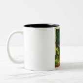 ジャングルの不思議なネズミの冒険 ツートーンマグカップ (左)