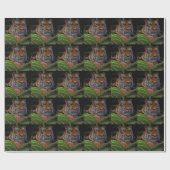 ジャングルの中で臥虎 ラッピングペーパー (フラット)