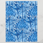 ジャングルの中のオウム、インジゴブルーとホワイト (正面)