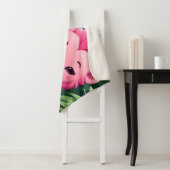 ジャングルの中のピンクのライオンの仔 シェルパブランケット (インサイチュ)