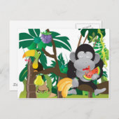 ジャングルの中のムングル ポストカード (正面/裏面)