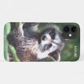 ジャングルの中の可愛いアライグマ Case-Mate iPhoneケース (裏面(横))