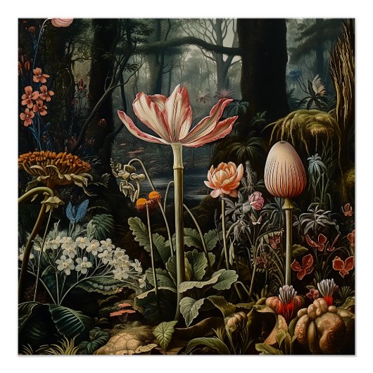 ジャングルの中の植物 ポスター (正面)