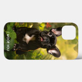 🐶💗ジャングルの中の甘いフランスの子犬 Case-Mate iPhoneケース (裏面 (横))