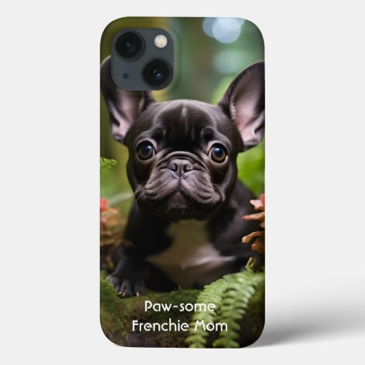 🐶💛ジャングルの中の甘いフランスの子犬 Case-Mate iPhoneケース (裏面)