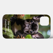 🐶💛ジャングルの中の甘いフランスの子犬 Case-Mate iPhoneケース (裏面 (横))