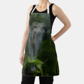 ジャングルの中の象 エプロン (インサイチュ)