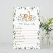 ジャングルの動物が赤ちゃんのシャワーゲームを望む (スタンド正面)