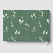 ジャングルの動物たち、サファリ、ワイルドワン、ベビーシャワー ゲストブック (裏面)