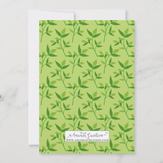 ジャングルの動物のサファリの誕生日の招待状 招待状 (裏面)