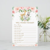 ジャングルの動物のフローラがベビーカードを希望 (スタンド正面)