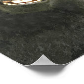 ジャングルの動物の友達のユーモアあふれる肖像 ポスター (角)