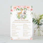 ジャングルの動物フローラあなたの電話ゲームの中の何 (スタンド正面)