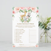 ジャングルの動物フローラは正しい価格のゲームを推測 (スタンド正面)