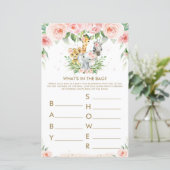 ジャングルの動物フローラバッグゲームの内容 (スタンド正面)