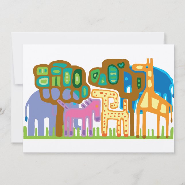 ジャングルの動物 (正面)