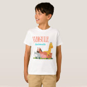 ジャングルの動物 Tシャツ (正面フル)