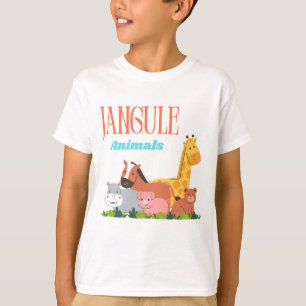 ジャングルの動物 Tシャツ