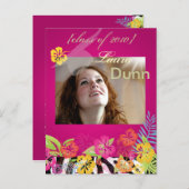 ジャングルの卒業制作、写真はがき インビテーションポストカード (正面/裏面)