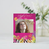 ジャングルの卒業制作、写真はがき インビテーションポストカード (スタンド正面)