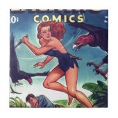 ジャングルの女の子およびコンドミニアム タイル (正面)