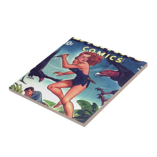 ジャングルの女の子およびコンドミニアム タイル (側面)