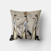 ジャングルの女性 クッション (裏面)