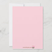 ジャングルの女王 2歳の誕生日パーティー招待状 招待状 (裏面)