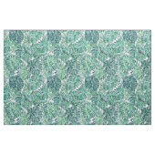 ジャングルの感情の緑の熱帯Monsteraの葉 ファブリック (ヤード)