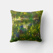 ジャングルの抽象芸術 クッション (裏面)