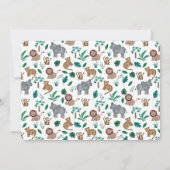 ジャングルの招待状 招待状 (裏面)