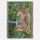 ジャングルの挑戦 スローブランケット (正面縦)