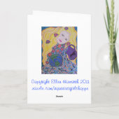 ジャングルの挨拶状 カード (裏面)