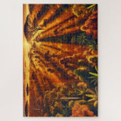 "ジャングルの最後の光" – ジグソーパズル (縦)