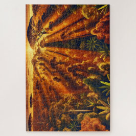 "ジャングルの最後の光" – ジグソーパズル