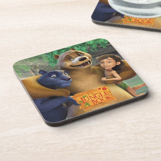 ジャングルの本のグループは1つを撃ちました コースター (左側)