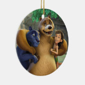 ジャングルの本のグループは1つを撃ちました セラミックオーナメント (右)