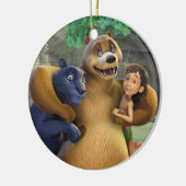 ジャングルの本のグループは1つを撃ちました セラミックオーナメント (左)