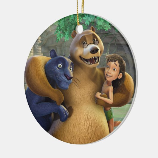 ジャングルの本のグループは1つを撃ちました セラミックオーナメント (左)