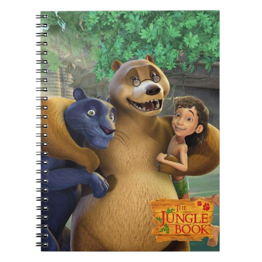 ジャングルの本のグループは1つを撃ちました ノートブック (正面)