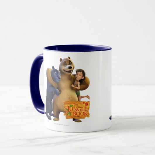 ジャングルの本のグループは1つを撃ちました マグカップ (正面左)