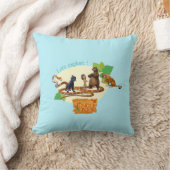 ジャングルの本のグループは4つを撃ちました クッション (ブランケット)