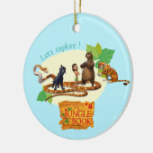 ジャングルの本のグループは4つを撃ちました セラミックオーナメント (左)