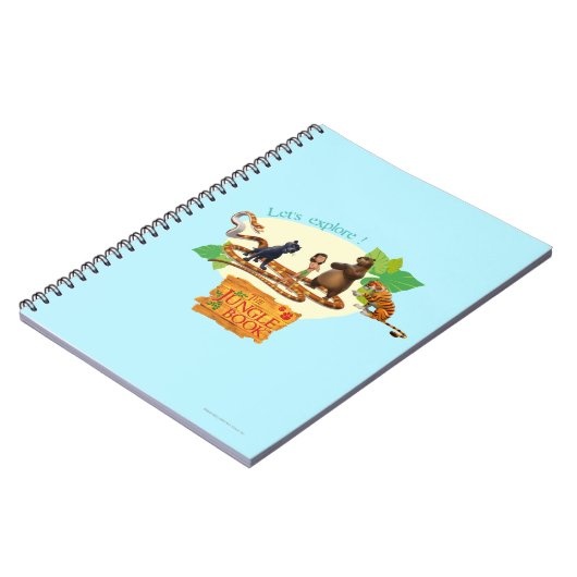 ジャングルの本のグループは4つを撃ちました ノートブック (左側)