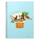 ジャングルの本のグループは4つを撃ちました ノートブック (正面)