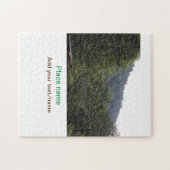 ジャングルの森の木の山の旅行の場所名を追加 ジグソーパズル (横)