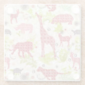 ジャングルの楽園 ガラスコースター (裏面)